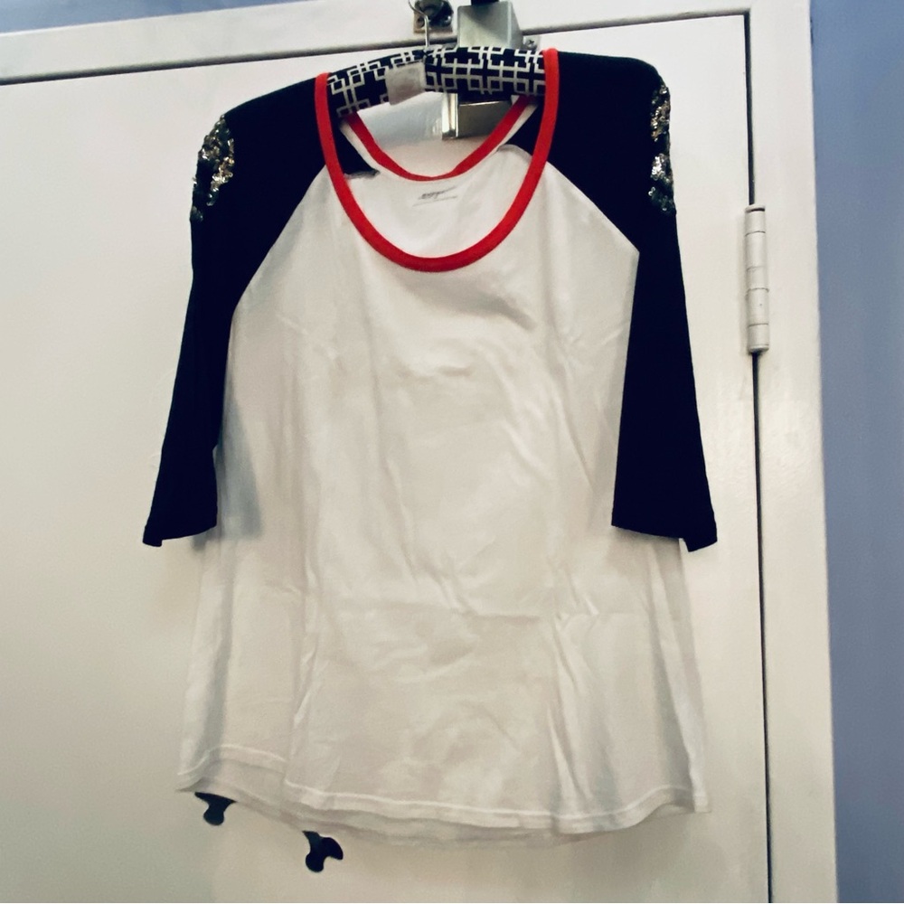 Sequins skull top, size M 🖤